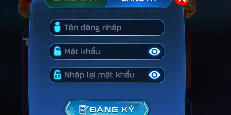 Đăng ký tài khoản trên thiết bị di động