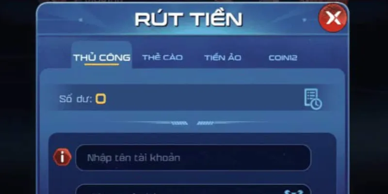 Điều kiện thông tin rút tiền Vip79
