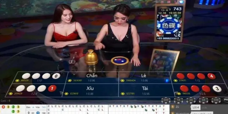 Luật chơi xóc dĩa online
